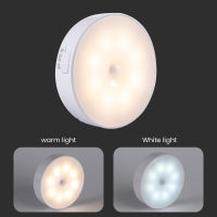 LED Sensor Lamp Smart Induction Lamp Automatic White Warm Light Control Rechargeable Bedside Bedroom Home Corridor Night Light