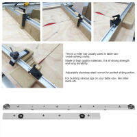 【จัดส่งฟรี】อลูมิเนียมอัลลอยด์ Miter Bar Slider Table Saw Gauge Rod งานไม้ เครื่องมือ ทนทานในการใช้งาน