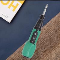 [Arrive 1-3 Days] Anti-slip Handle Big Torque Electric Screwdriver USB Charging Drill (Green)