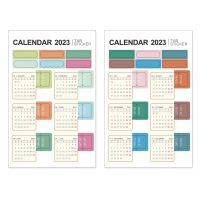 2024 2023 Calendar Stickers Kawaii Journal Planner Index Label Tags Monthly Schedule Agenda Label Tab Kawaii Stationery Stickers Stickers  Labels