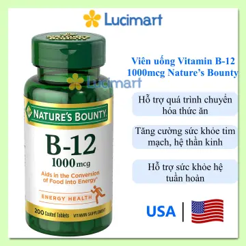 Có tác dụng phụ nào không khi sử dụng Vitamin B12 1000 mcg?
