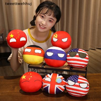 ✢☎✙ ตุ๊กตายัดนุ่น รูป Polandball Countryball ขนาด 10 ซม. ของเล่นสําหรับเด็ก