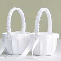 【YF】 20 cm Basket Silk Wedding for Bride/Kids Hand Held Ceremony Decorations