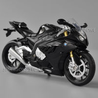 A1:12 Scale Diecast รถจักรยานยนต์รุ่นของเล่น BMW S1000RR กีฬาจักรยาน Miniature CollectableM