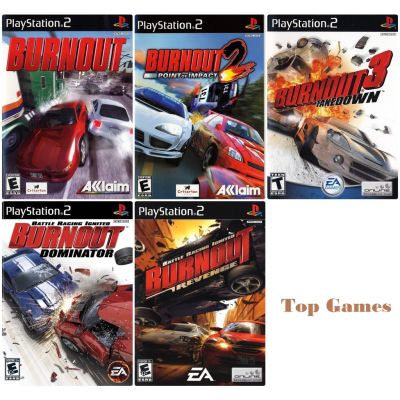 Burnout ทุกภาค ของ PS2   Playstation 2 เกมแข่งรถชนแหลก เบิร์น เอ้าท์ ทุกภาค