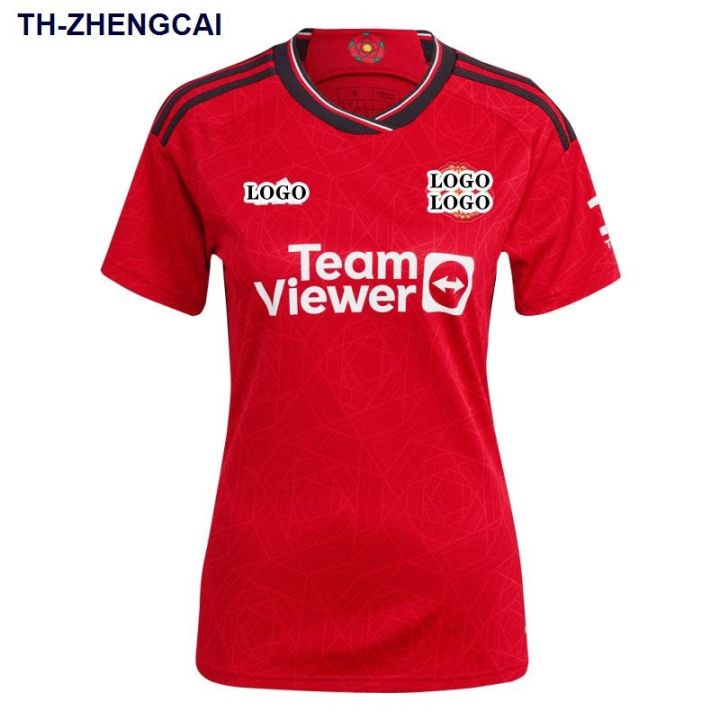 newest-zhengcai-2023-2024-manchester-united-home-womens-shirt-football-23-24-fans-jersey