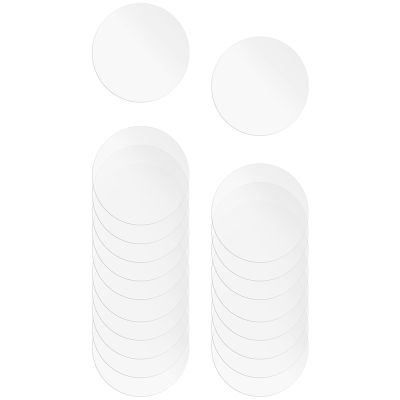 18 Pcs Clear Acrylic Disc 4 Inch Circle Acrylic Sheet Thick Circle Acrylic Rounds Blanks Acrylic Panel for DIY Crafts