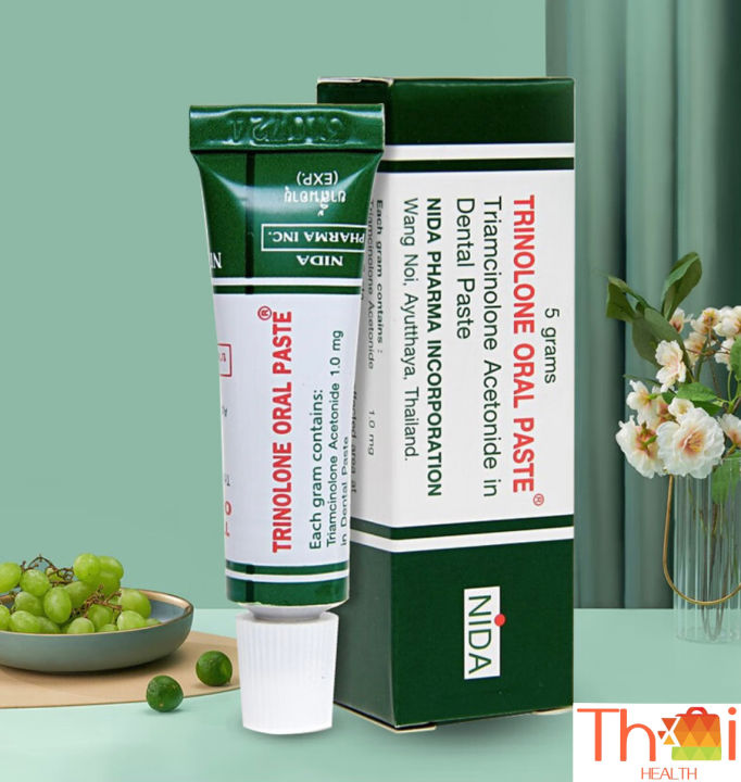 (Thailand) NIDA Trinolone Oral Paste Dai Nuolun Oral Ulcer Gel Oral ...