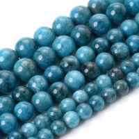 Natural Stone Beads Blue Apatite Beads Round Loose Spacer Bead for Jewelry Making DIY Charm celet Accessroies 6810mm