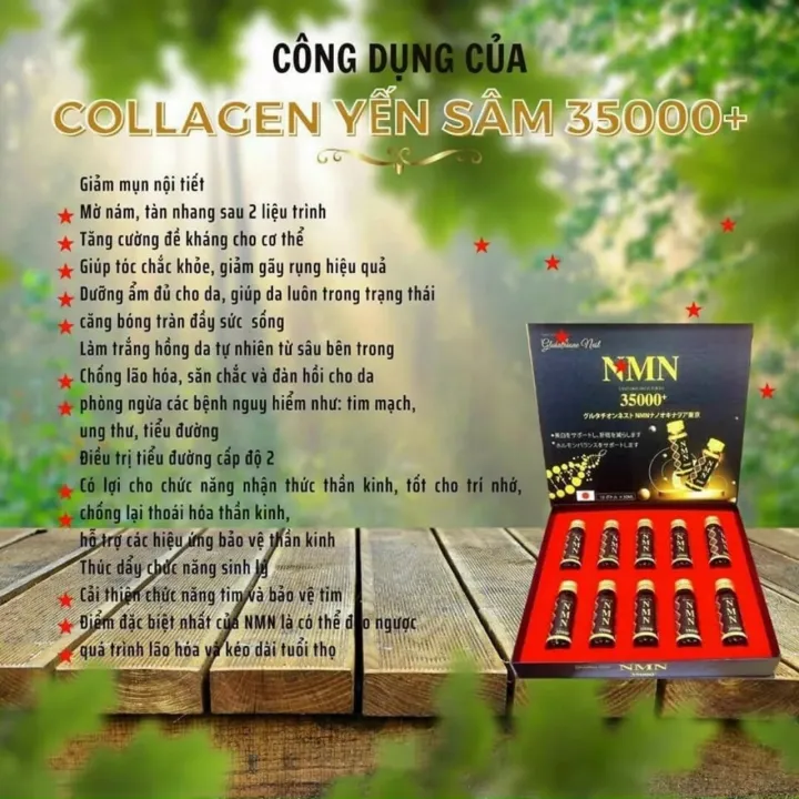 Collagen NMN 35000+ có giúp giảm thâm nám không?
