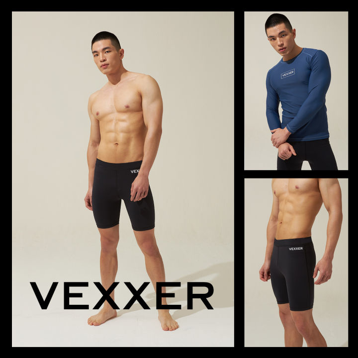 vexxer-2-4-compression-base-กางเกงสำหรับวิ่งและว่ายน้ำโดยเฉพาะ-กางเกงรัดกล้ามเนื้อ-ขายาว-กางเกงวิ่ง-กางเกงว่ายน้ำ