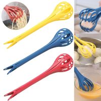 TEX4In1 Multifunctional Egg Beater Food Clips Mixer Egg Whisk Pasta Tongs Spoon Manual Stirrer Cookware Tool Kitchen Accessories