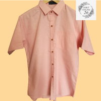 ?M-L-XL-2XL? เชิ้ตผ้า Oxford สีโอรส สีพื้นสุภาพ คัดมาให้เเล้ว มีคอปก คอจีน ให้เลือก ใส่ทำงาน ใส่เที่ยว พร้อมส่ง