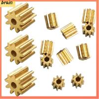 BRAIN 30pcs ที่มีคุณภาพสูง ทองเหลืองเบิ้ล ชิ้นส่วนอะไหล่ เกียร์ปีกนก เกียร์มอเตอร์เกียร์ เกียร์เครื่องบินเกียร์ เฟืองฟัน9ซี่