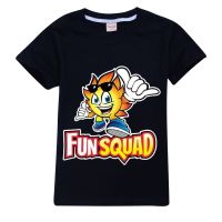 สนุก Squad Gaming เสื้อยืดชายเสื้อแขนสั้นสำหรับเด็กหญิงเสื้อเสื้อผ้าเด็กเสื้อเด็กและเสื้อผ้าเด็กผู้หญิงแขนสั้นเสื้อยืดเสื้อผ้าเด็กสาวฤดูร้อนเสื้อยืดลำลอง