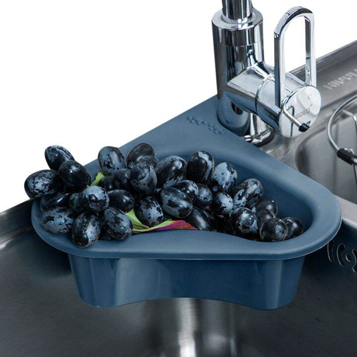 【CW】 Sink Drain Basket Multifunctional Multipurpose Shelf Strainer