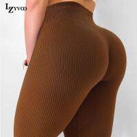 LZYVOO Leggings Yoga Pants Women Sports Fitness Gym Pants Scrunch Bum Push Up High Waist Leggings Tights Women