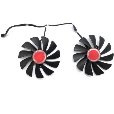 2PCS 95MM FDC10U12S9-C CF1010U12S Cooler Fan Replace for AMD Radeon RX 580 590 RX580 RX590 Image Card Cooling Fan