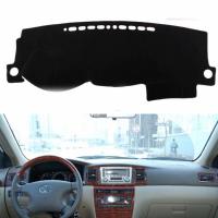 LAIFU สำหรับ Toyota Corolla Altis 2003 2004 2005 2006รถจัดแต่งทรงผมครอบคลุม Dashmat Dash Mat Sun Shade Dashboard ฝาครอบ Capter (สี: สีดำ)