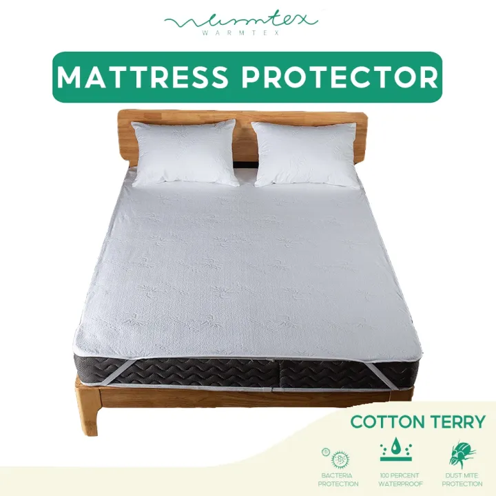 Bamboo Waterproof Bed Protector Anti Mites Bedsheet Mattress Pad Cover