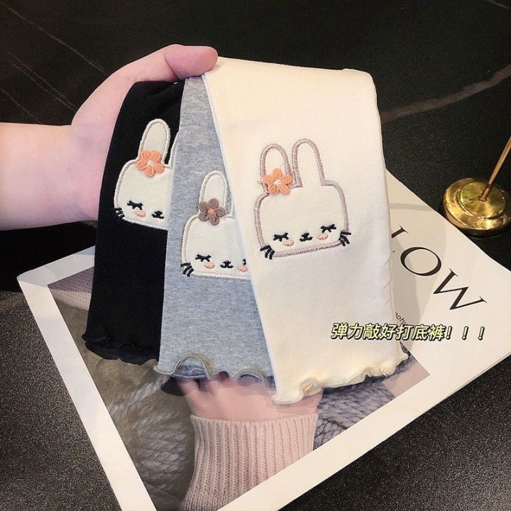 hiluojiangqushuangyangyou-womens-bottom-leggings-spring-and-autumn-thick-pure-babys-outer-foreign-style-childrens-breathable-girls-cute-trendy