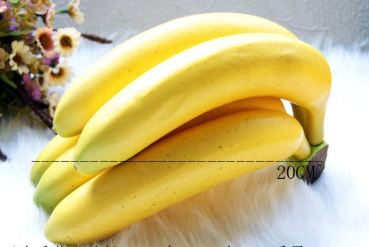 กล้วยปลอม-กล้วยหอมปลอม-สำหรับตกแต่งบ้าน-แต่งร้านค้า-ผลไม้ปลอม-ผลไม้ประดิษฐ์-ผลไม้เทียม-งานสวยละมุน-เหมือนจริงมากๆ