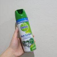 **SALE** Dettol เดทตอล มัลติเซอเฟส สเปรย์ กลิ่นมอร์นิ่ง ดิว 450มล. สเปรย์ฆ่าเชื้อโรคสำหรับพื้นผิว