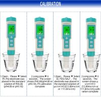 7 In 1 PH/TDS/EC/ORP/S.G/Salinity/Temperature Water Quality Tester With Electrode Replaceable C-600 PH Meter For Drinking Water