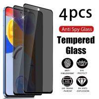 4 Pieces!9H privacy Screen Protector For Redmi Note 7 8 9 10 11s 12 Pro Anti-spy Tempered Glass for Redmi 10 10C