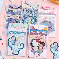 RF studio Sanrio สติกเกอร์ ลายการ์ตูนเฮลโลคิตตี้ เมโลดี้น่ารัก DIY สําหรับติดตกแต่งสมุด ของเล่นเด็ก