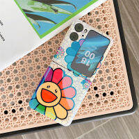 ใหม่เคสฝาพับสำหรับออปโป้ไฟนด์ N2แบบฝาพับสุดหรูสีบลูเรย์ภาพวาดสีน้ำมันเคสโทรศัพท์ดอกไม้ดวงอาทิตย์ฝาครอบซิลิโคนพับได้