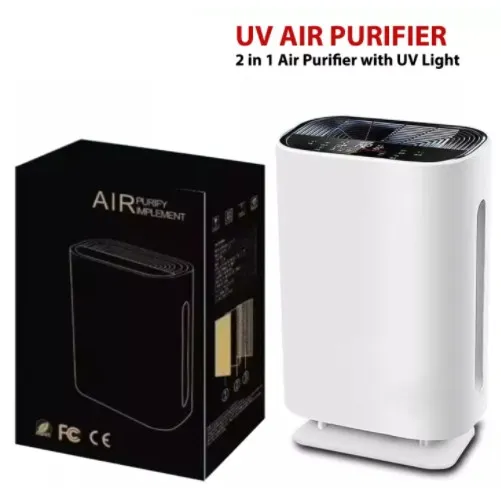※Air purifier with uv light 5 stage Hepa filter,odor and dust