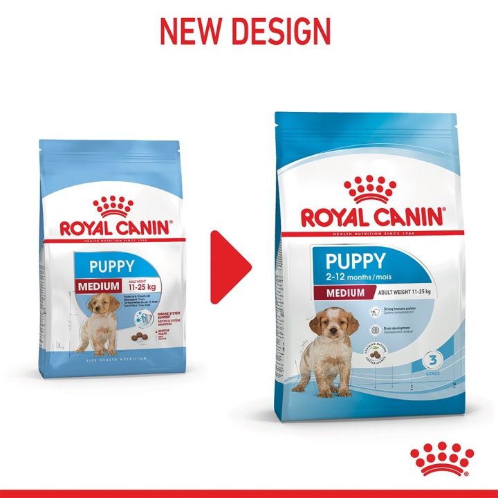ส่งฟรี-royal-canin-medium-puppy-4kg-อาหารเม็ดลูกสุนัข-พันธุ์กลาง-อายุ-2-12-เดือน