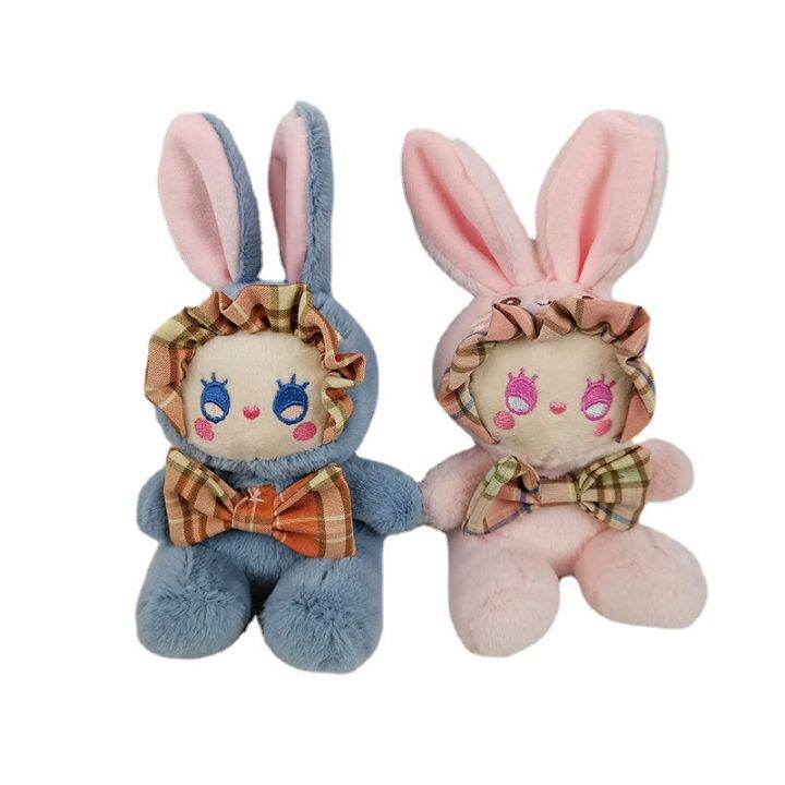 pretty-popular-exquisite-new-soft-cute-uncharted-checkered-rabbit-soft-keychain-pendant-bag-decorate-couple-birthday-gift