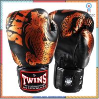 นวมชกมวยแฟนซี TWINS SPECIAL boxing Fancy Gloves FBGV-49 พื้นดำ มังกรทอง สินค้ามีจำนวนจำกัด