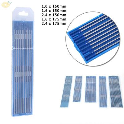 Tungsten Electrode TIG Welding Blue WL20 Lanthanum Soldering Tools Replacement Equipment Set 10Pcs Metalworking