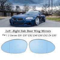 Driver Side Blue Wing Door Mirror Rearview Mirror Glass Heated For 1 3 Series E81 E87 E82 E46 E90 E92 Z4 E85