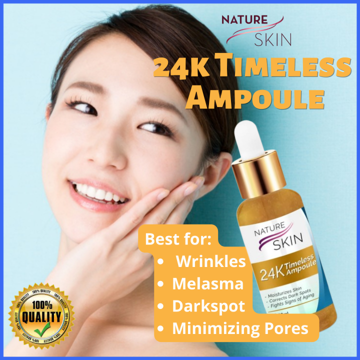 BUY 1 Bottle Nature Skin 24k Timeles Ampoule BEST for Dark Spots