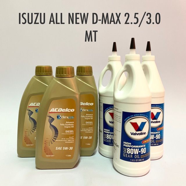 น้ำมันเกียร์-น้ำมันเฟืองท้าย-isuzu-all-new-d-max-dmax-2-5-3-0-mt-ปี-2012-2020