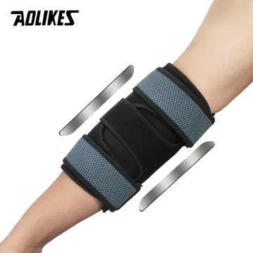 AOLIKES 1PCS Adjustable Breathable Elbow Support Pads Coderas Arm  Protective Gear Sports Safety For Badminton Gym