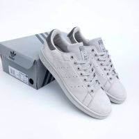 2023 HOT ✅Original AD* Stan- S-mith- Reigning- Cham Grey Fashion Sports Sneakers All Match Board Shoes