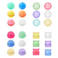Magnetic Water Bomb Splash Balls Silicone Water Sports Splash Ball Reusable Kids Interactive Toys for Swimming Pool Playing Balloons