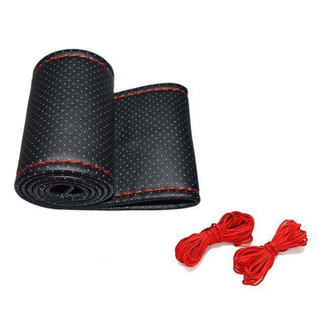 new-universal-braid-on-the-steering-wheel-pu-leather-car-steering-wheel-cover-to-cover-the-entire-single-connector-38cm