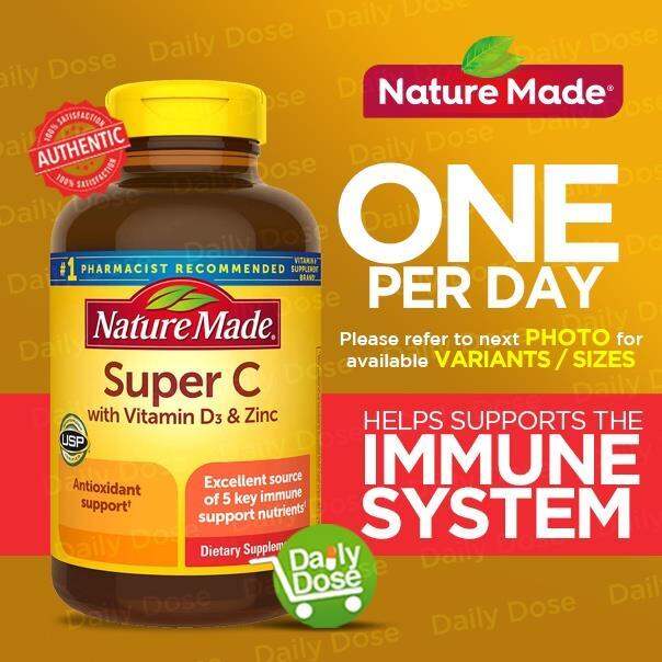 Nature Made Super C with Vitamin D3 and Zinc Lazada PH