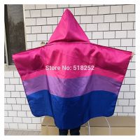 Pride LGBT Bisexual Gay Body Cape Flag 3x5ft Banner 150x90cm Polyester Printed Custom Sports Free Shipping