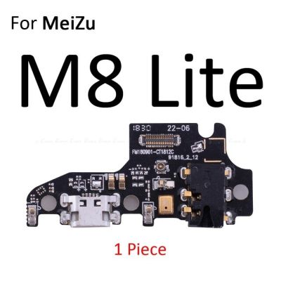 【⊕Good quality⊕】 anlei3 ปลั๊กชาร์จพอร์ต Usb แท่นชาร์จพลังงานบอร์ดและไมโครโฟน Mic Flex Cable สำหรับ Meizu 16 15 Plus M8 Lite