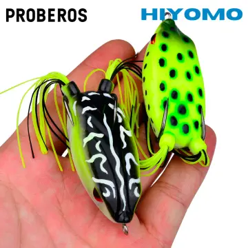 1pcs Fishing Frogs for Bass Fishing Lures Top Water Frogs Double Hook Frog