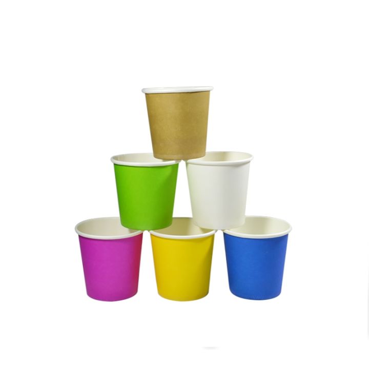 4oz-100ml-disposable-small-paper-cup-mini-dessert-cups-solid-color-paper-cups-disposable-cups-disposable-coffee-cups