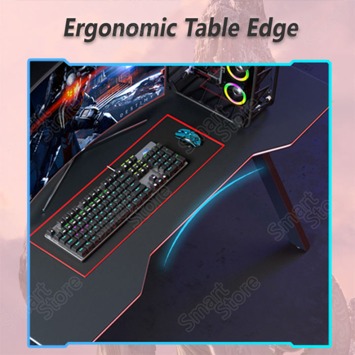 smart-store-โต๊ะ-โต๊ะเกมส์-โต๊ะเกมมิ่ง-โต๊ะเล่นเกมส์-gaming-table-เกมมิ่ง-โต๊ะเกม-ใหม่ล่าสุด-โต๊ะคอมพิวเตอร์-computer-desk-สีดำ-สีขาว