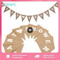 1 10PCS Personalize Party Flag Letter A-Z No.0-9 Diy Jute Burlap Bunting Banner Flags Candy Bar Wedding Decoration Baby Shower